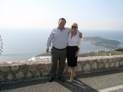 Mike and Alex above Monaco